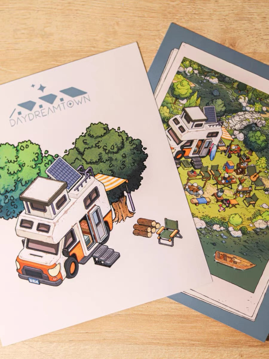 Create Dream Room Sticker Scene DIY 3D Miniature Scene