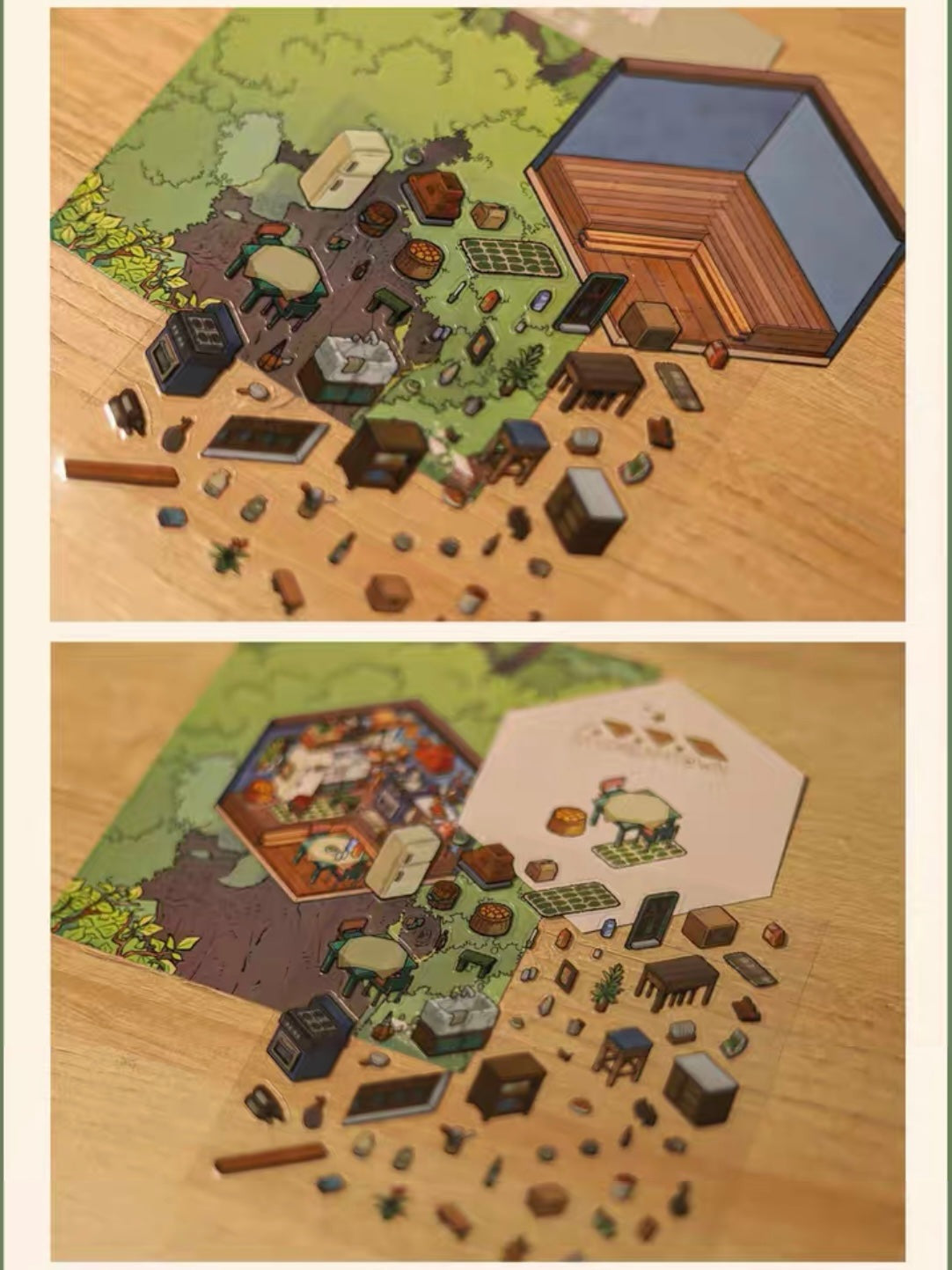 Create Dream Room Sticker Scene DIY 3D Miniature Scene