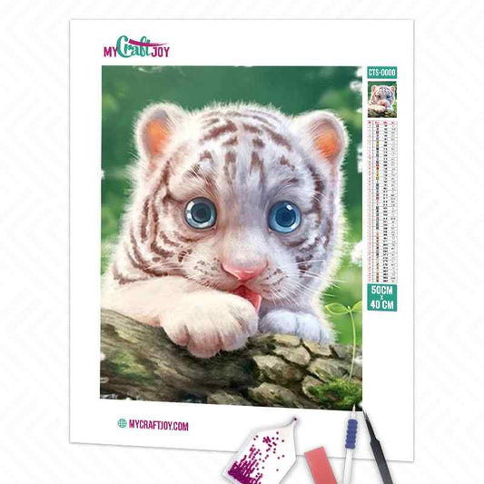 Baby Tiger - DIY Diamond Painting Kit