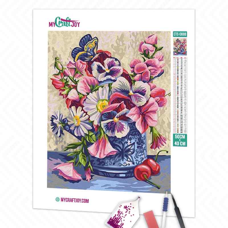 Flowers - DIY Diamond Painting Kit