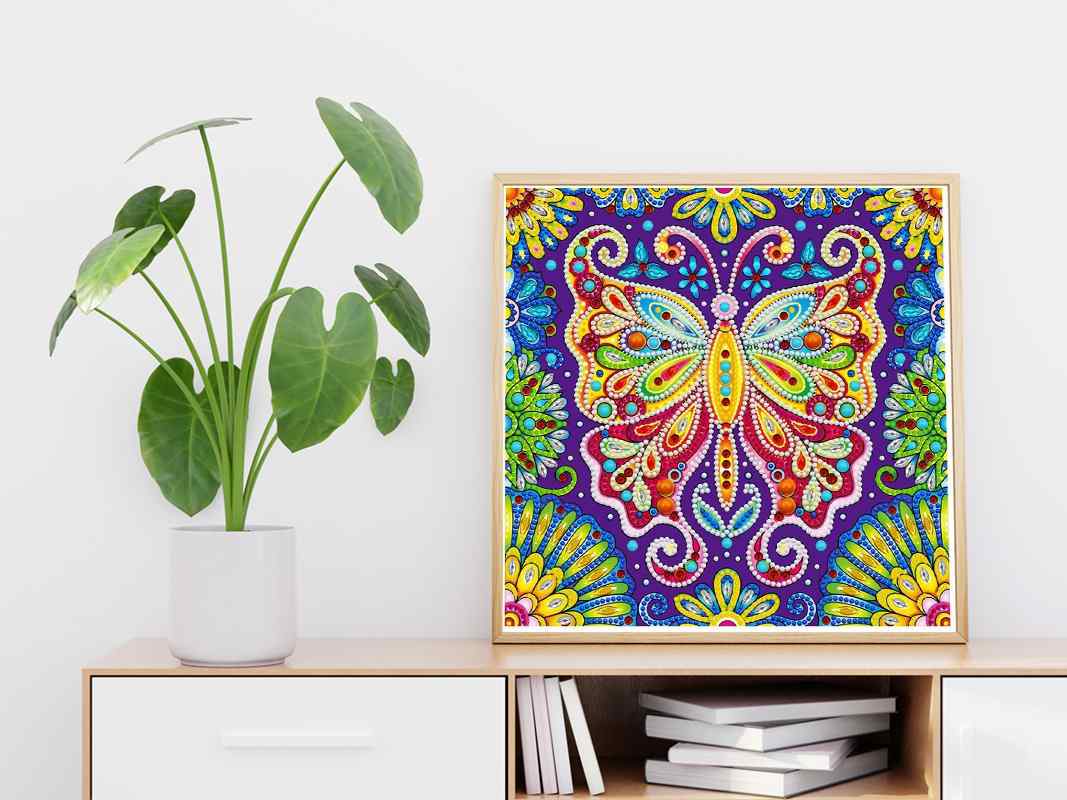 Butterfly Abstract - DIY Diamond Painting Kit