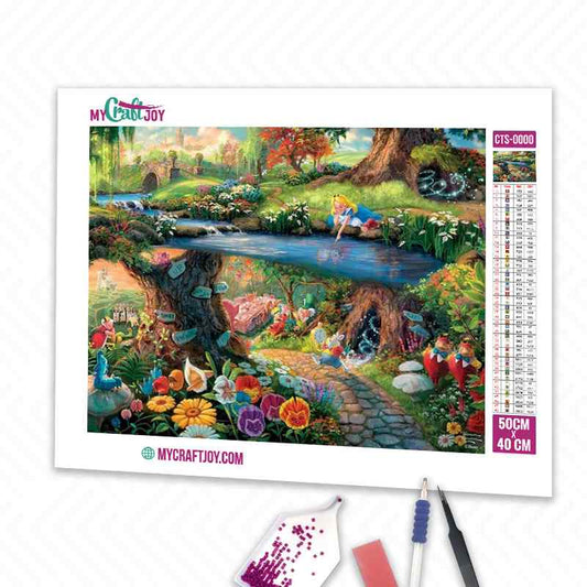 Alice in Wonderland - DIY Diamond Painting Kit