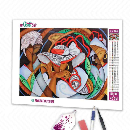 Abstract - DIY Diamond Painting Kit