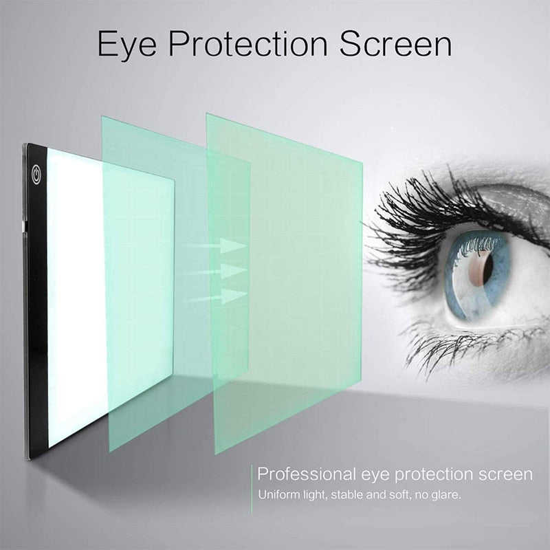 A3/A4/A5 Dimmable Led Light Pad Drawing Board