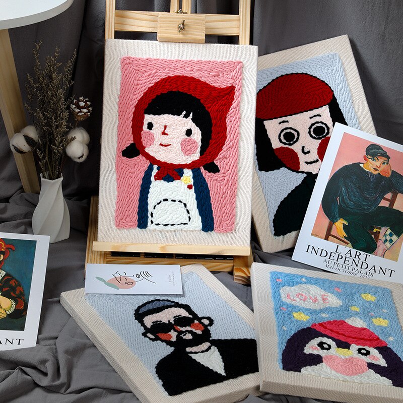 No Face Spirit - Punch Needle Kit