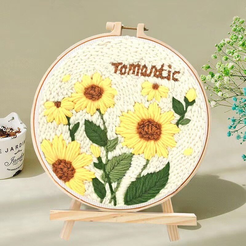 Sunflowers - Punch Needle Kit