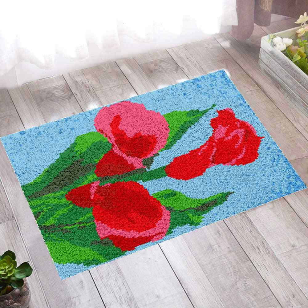 Abstracts - (23x33in - 60x85cm) - DIY Latch Hook Kit