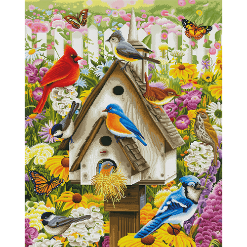 Backyard Birds - Artist Choice DIY Diamond Painting Kit