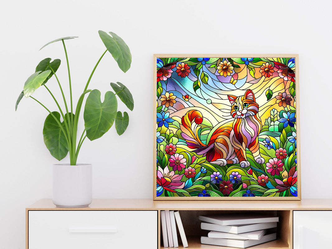 Stained Glass - DIY Diamond Painting Kit