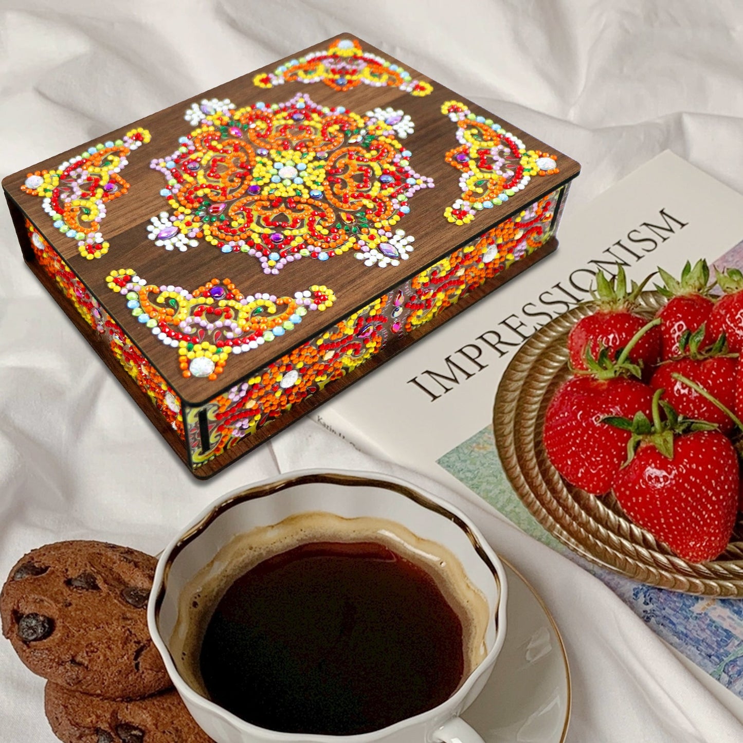 Wood Box Organizer - Diamond Painting Accessories