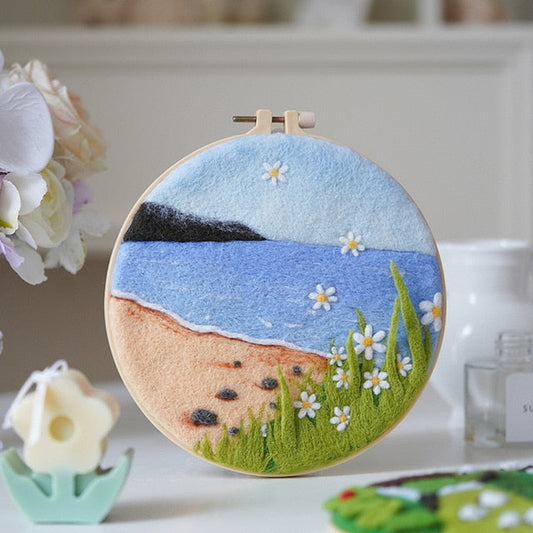 Beach - DIY Felt Painting Kit