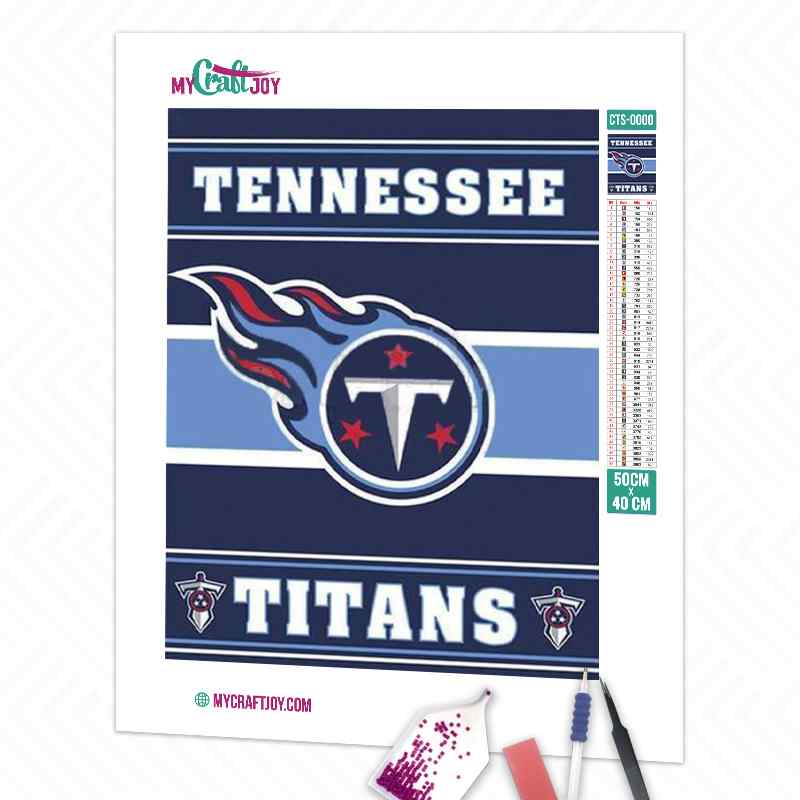 NFL TENNESSEE TITANS DIAMOND ART CRAFT KIT