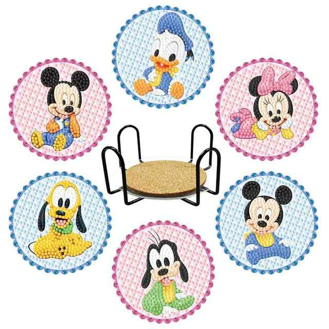 Disney 6-pack - Diamond Painting Coasters