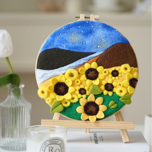 Sunflowers - DIY Felt Painting Kit