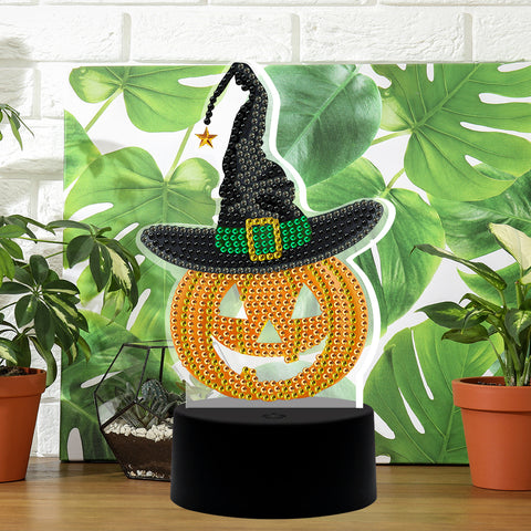 Halloween - Diamond Painting Night Lamp