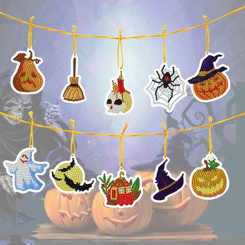 Halloween - Diamond Painting Hanging Wall Decor [10 PCS]