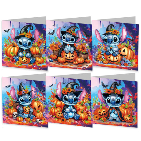 Halloween - Diamond Painting Greeting Cards [6pcs]