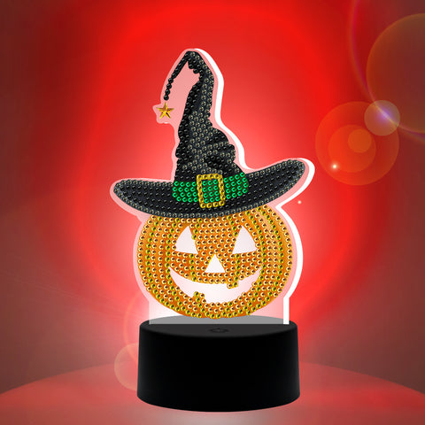 Halloween - Diamond Painting Night Lamp