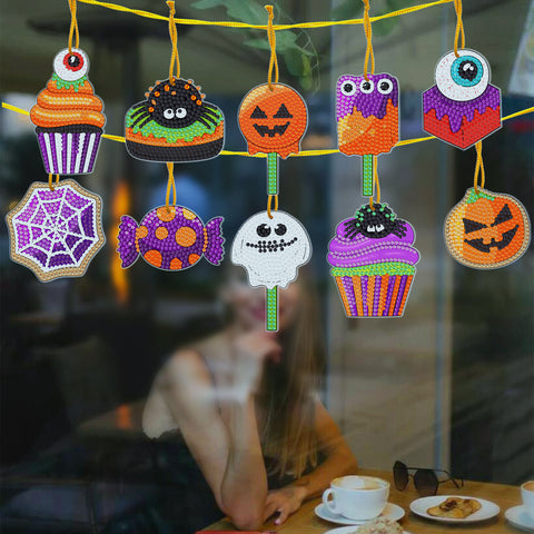 Halloween - Diamond Painting Hanging Wall Decor [10 PCS]