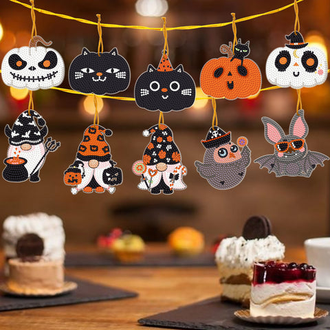 Halloween - Diamond Painting Hanging Wall Decor [10 PCS]