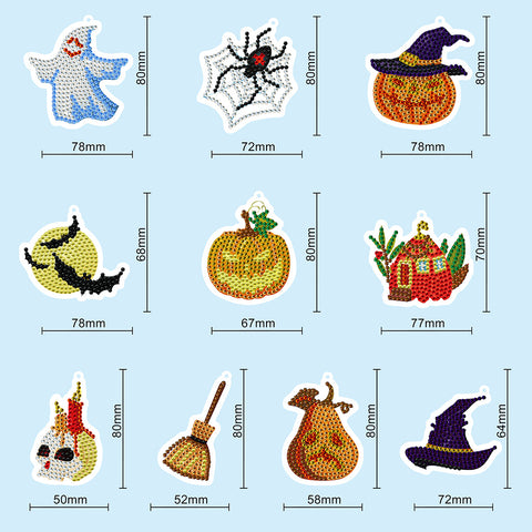 Halloween - Diamond Painting Hanging Wall Decor [10 PCS]