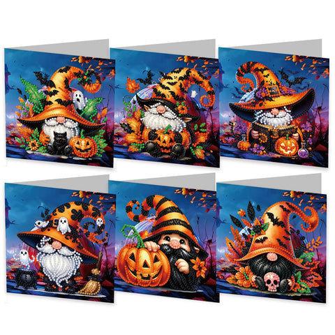 Halloween - Diamond Painting Greeting Cards [6pcs]