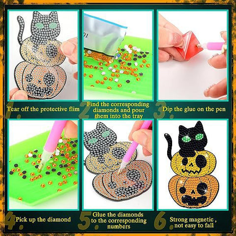 Halloween - Diamond Painting Ref Magnet [20 PCS]