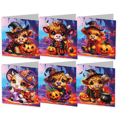 Halloween - Diamond Painting Greeting Cards [6pcs]