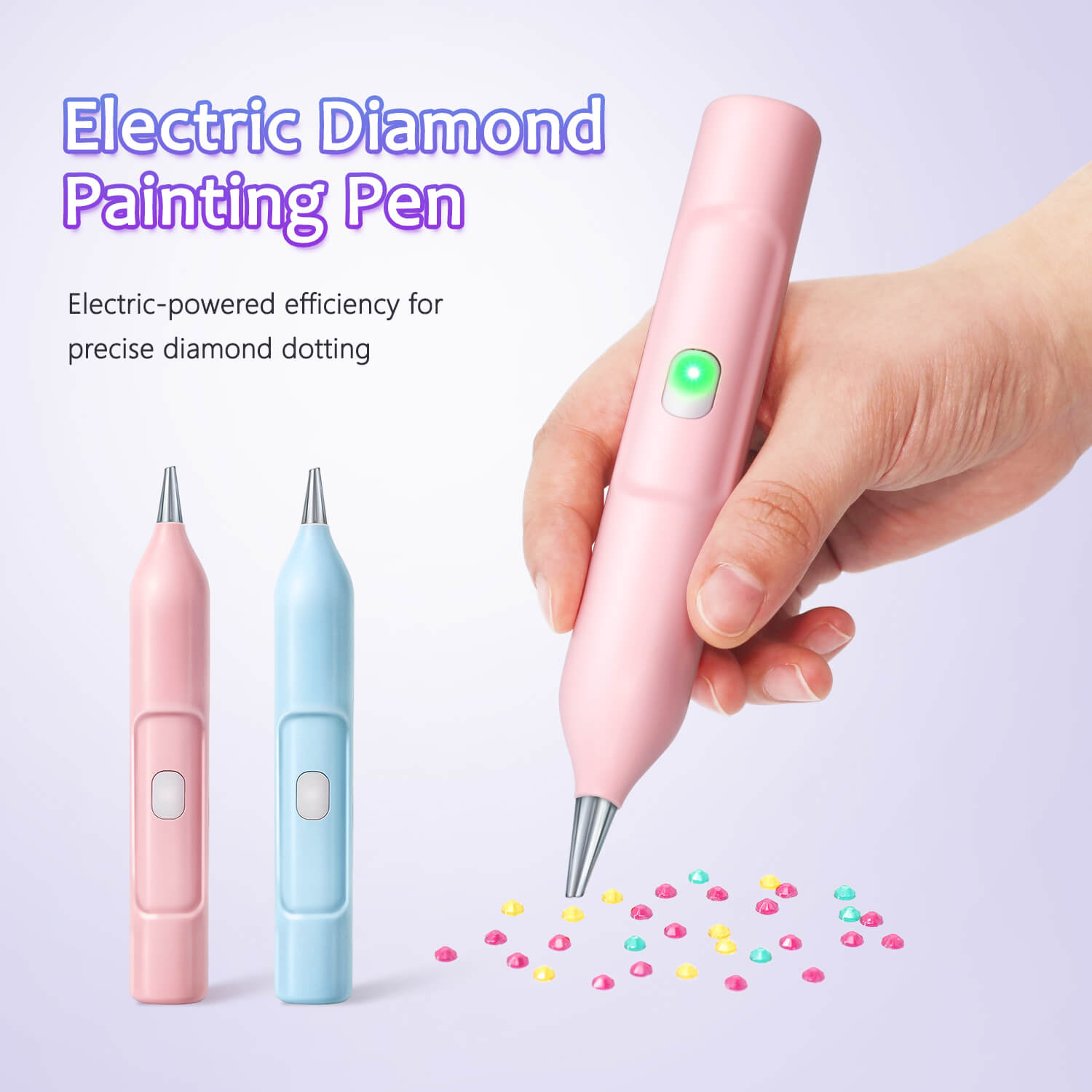 EzyPen - Elektrische Diamond Painting Pen met Vacuümtechnologie