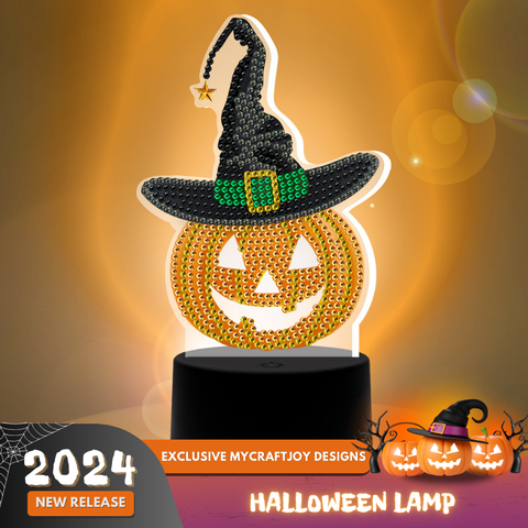 Halloween - Diamond Painting Night Lamp