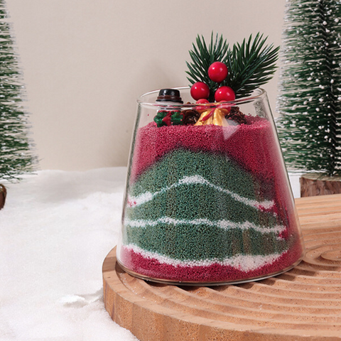 DIY Christmas Sand Painting Candle Kit