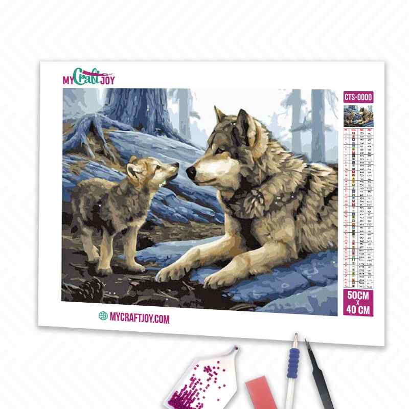 Wolves - DIY Diamond Painting Kit