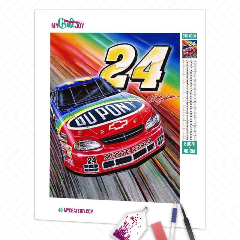 Car Race - DIY Diamond Painting Kit