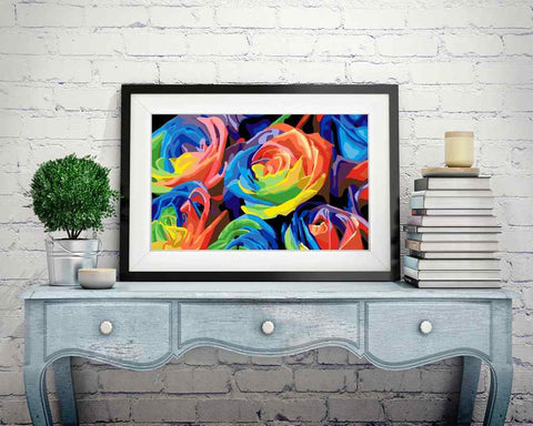 Colorful Roses - DIY Diamond Painting Kit