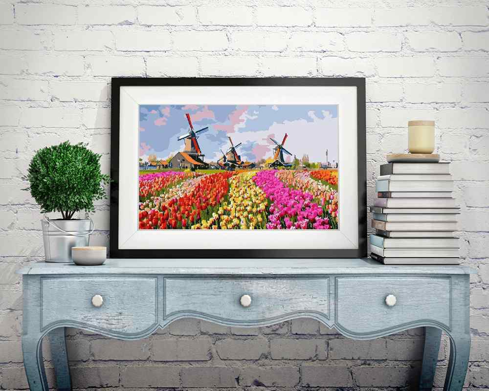 Fields of Flowers - DIY Diamond Painting Kit