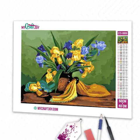 Flowers - DIY Diamond Painting Kit