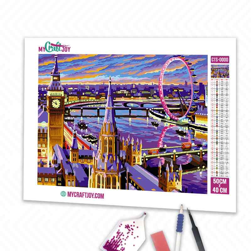 London - DIY Diamond Painting Kit