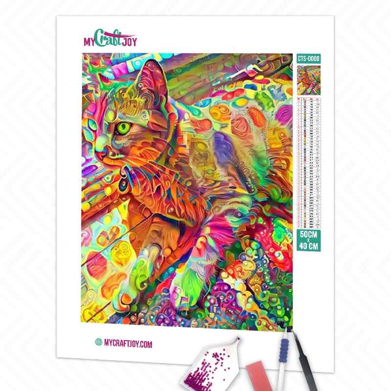 Abstract - DIY Diamond Painting Kit