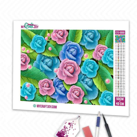 Flowers - DIY Diamond Painting Kit