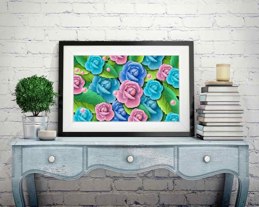 Flowers - DIY Diamond Painting Kit