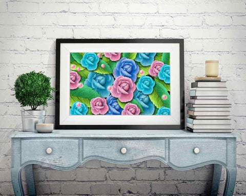 Flowers - DIY Diamond Painting Kit