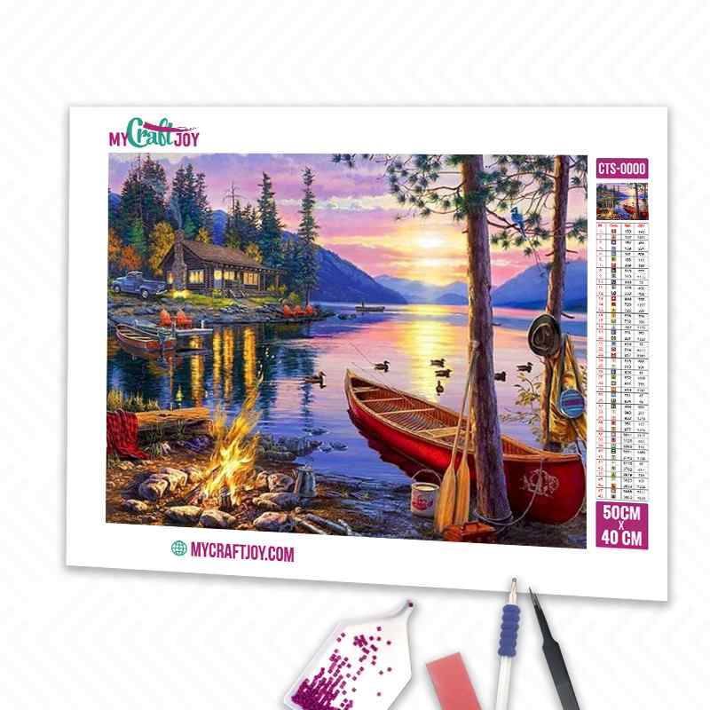 Lake - DIY Diamond Painting Kit
