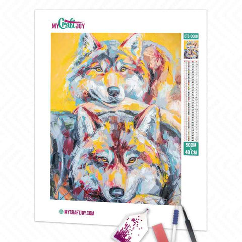 Wolwes - DIY Diamond Painting Kit