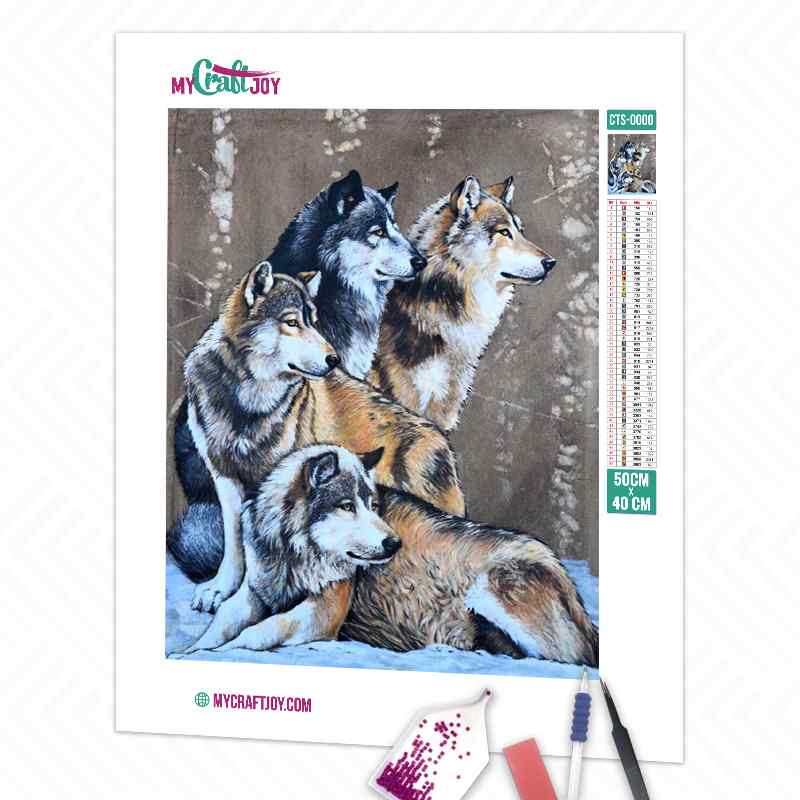 Wolwes - DIY Diamond Painting Kit