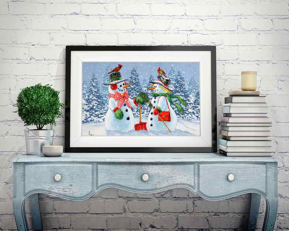 Snowman - DIY Diamond Painting Kit