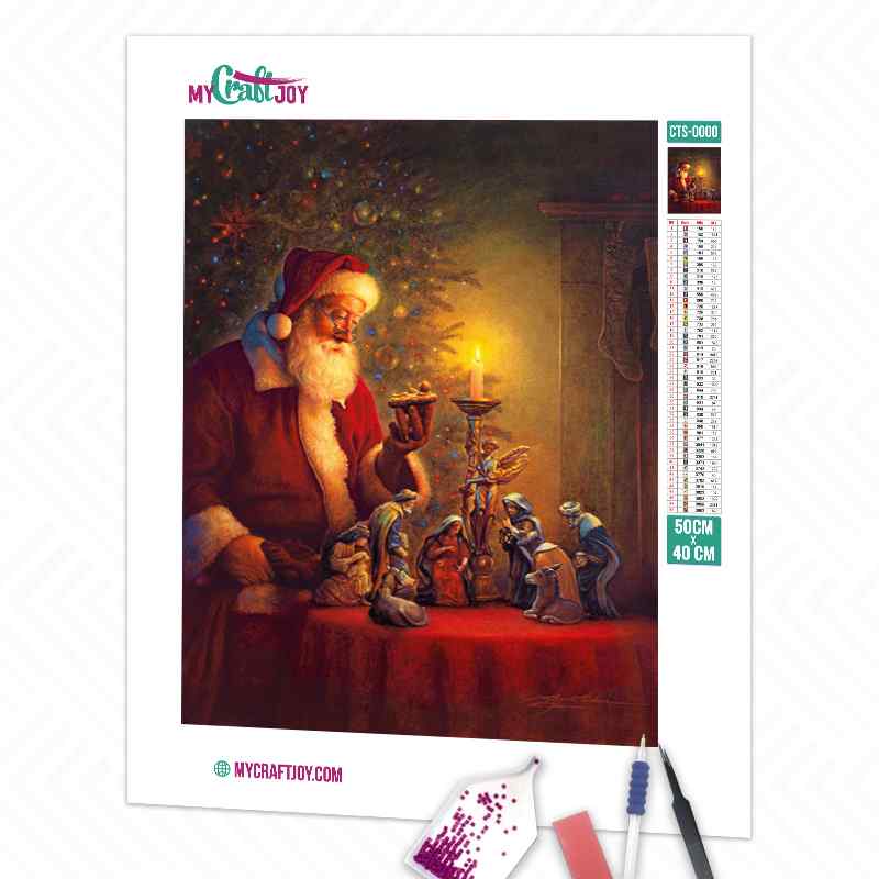 Santa - DIY Diamond Painting Kit