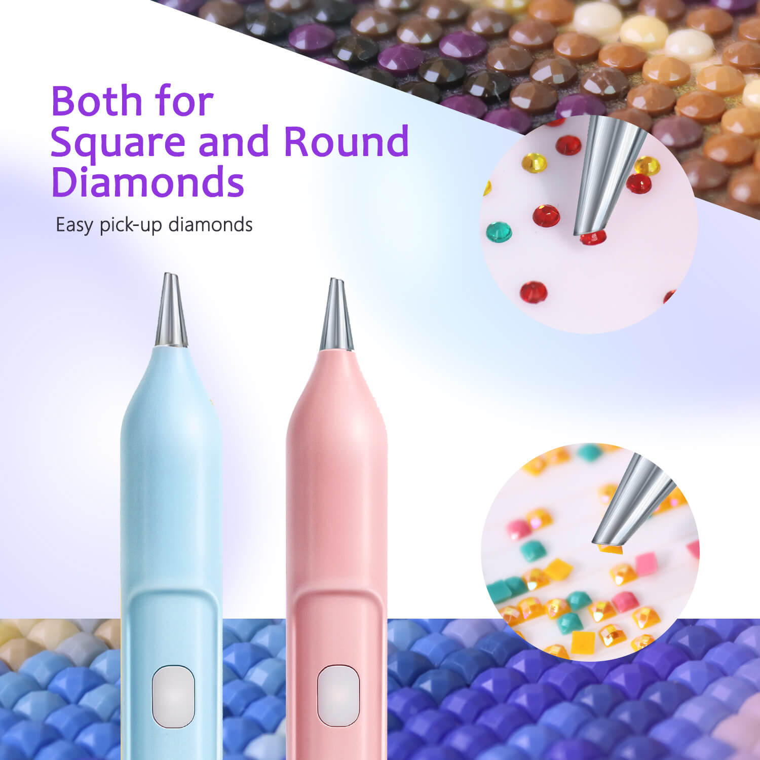 EzyPen - Elektrische Diamond Painting Pen met Vacuümtechnologie