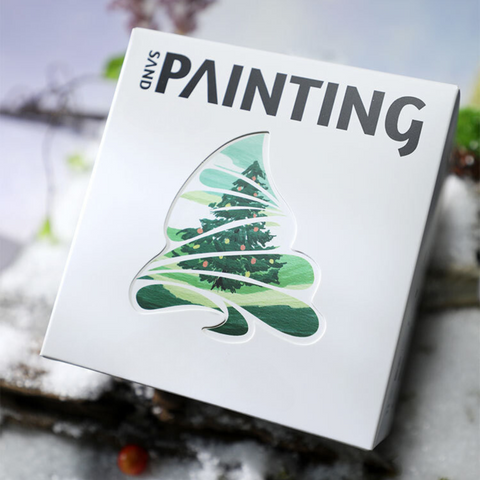 DIY Christmas Sand Painting Candle Kit