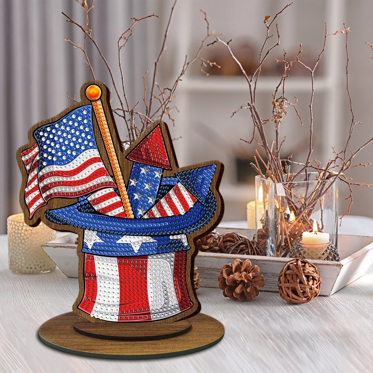 4th of July Desk Ornaments (1 pack) - Diamond Painting Accessories