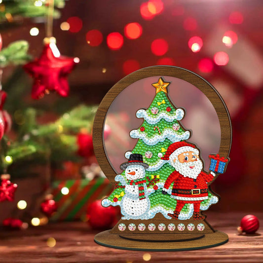 Diamond Painting Wood Ornament